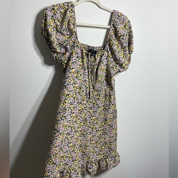 REVOLVE Sanctuary Fresh Breeze Square Neck Floral Puff Sleeve Mini Dress - Picture 9 of 13